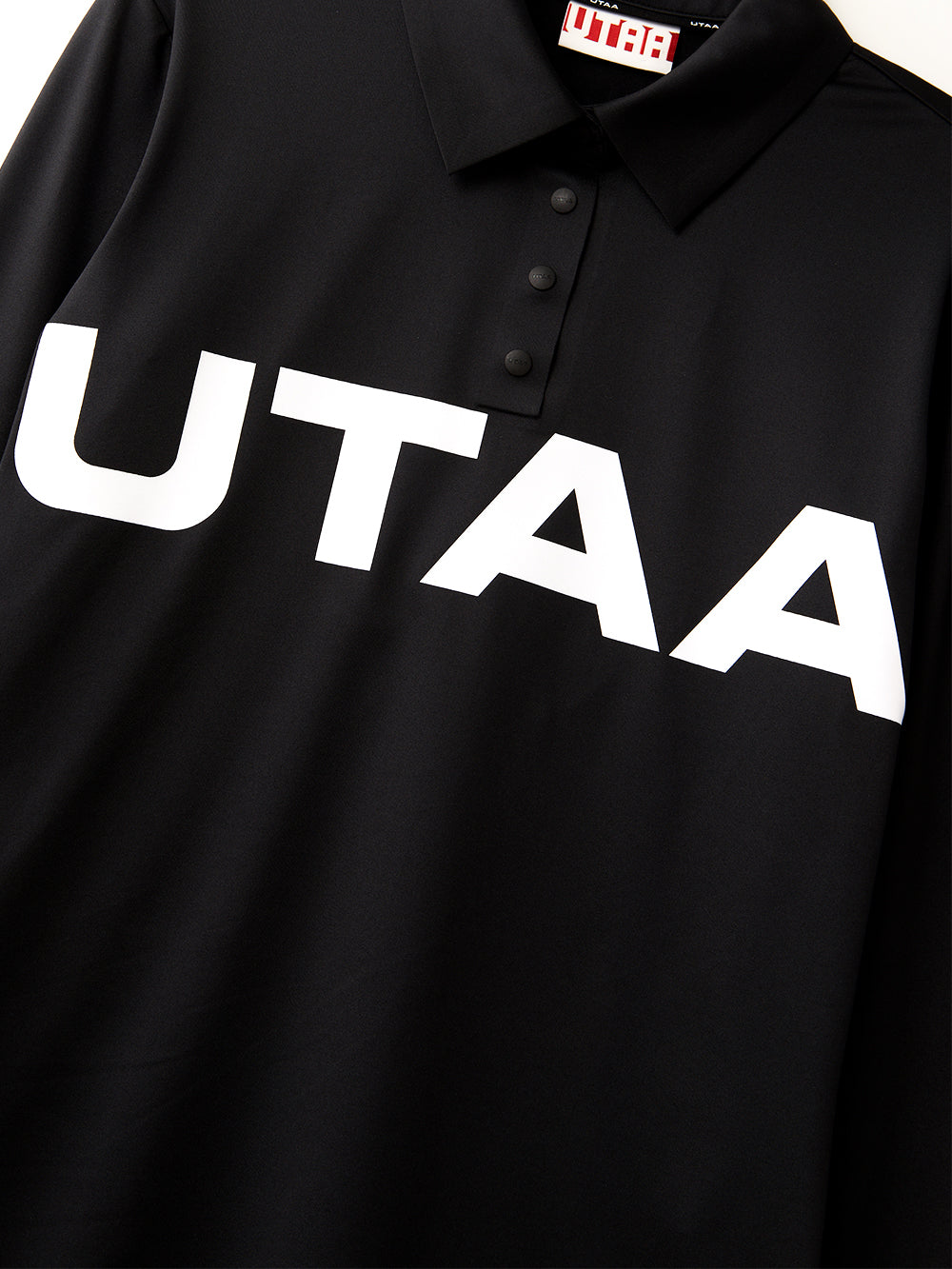 UTAA  バルクロゴスタンダードPKシャツ (男性用) ブラック