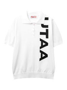 UTAA アーケードボルドロゴPKニット ホワイト : Women's