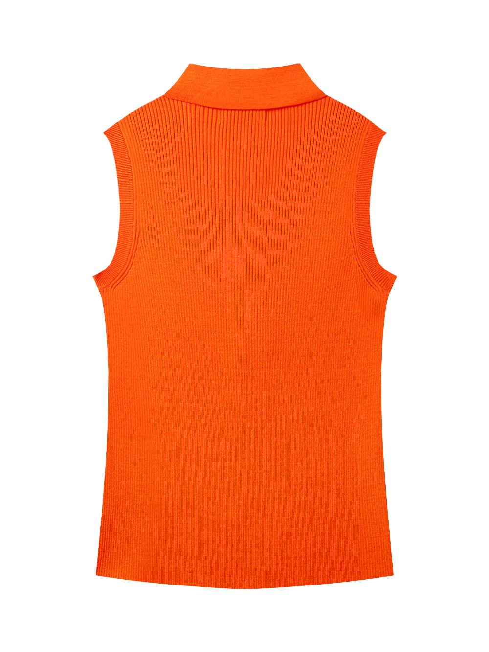 UTAA ドュカットゴールドシンボルニットスリーブネス オレンジ : Women's
