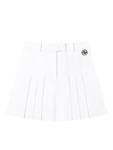 UTAA アイディールハーフプリーツスカートパンツ ホワイト