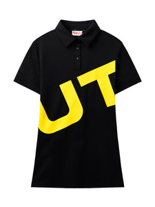 UTAA モントバルクロゴPKシャツ ブラック : Women's