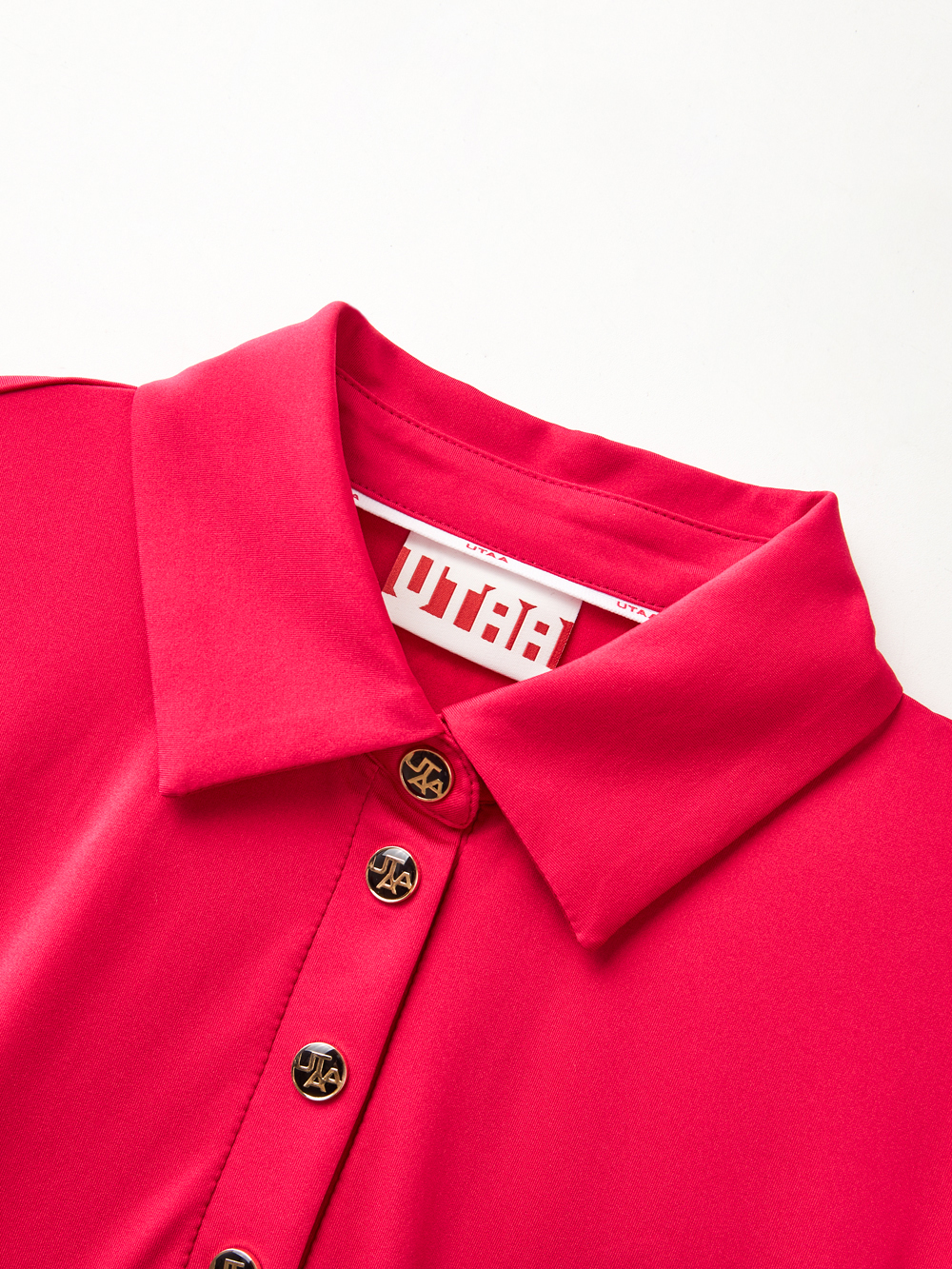 UTAA グランドゴルドクラウンパンサーPKシャツ ピンク : Women's