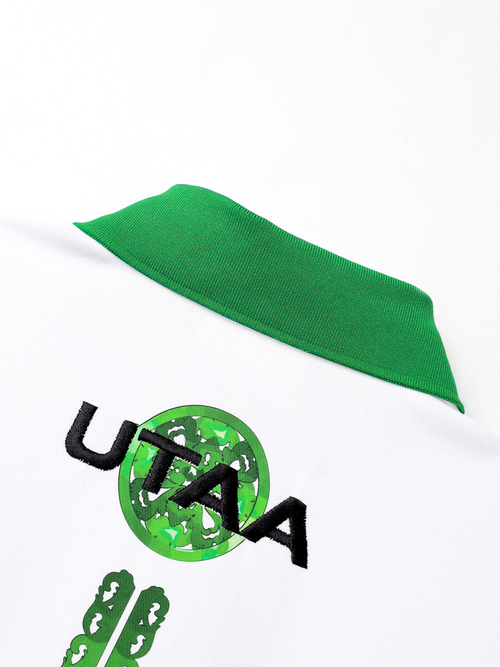 UTAA シークエンスバロックグラフィックPKシャツ グリーン : Women's
