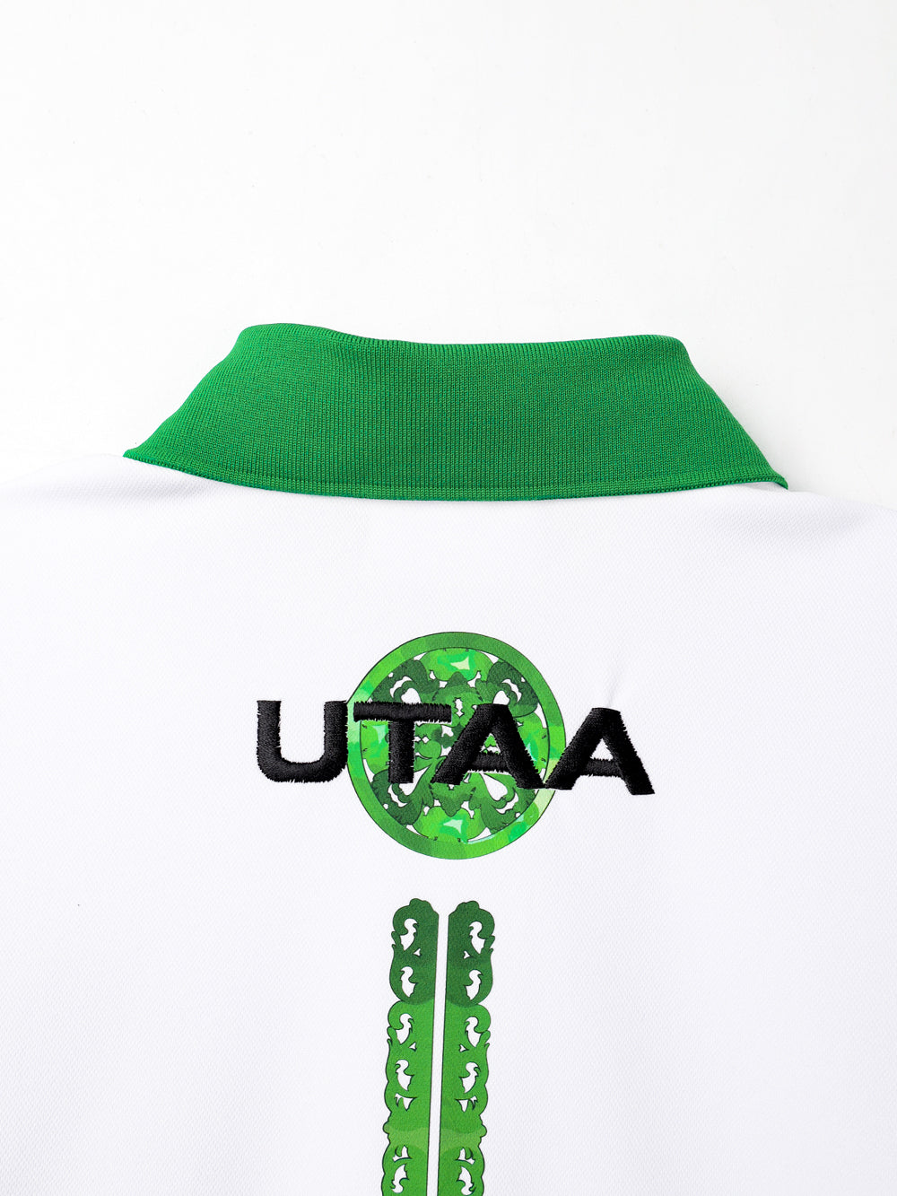 UTAA シークエンスバロックグラフィックPKシャツ グリーン : Women's