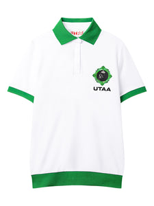 UTAA シークエンスバロックグラフィックPKシャツ グリーン : Women's