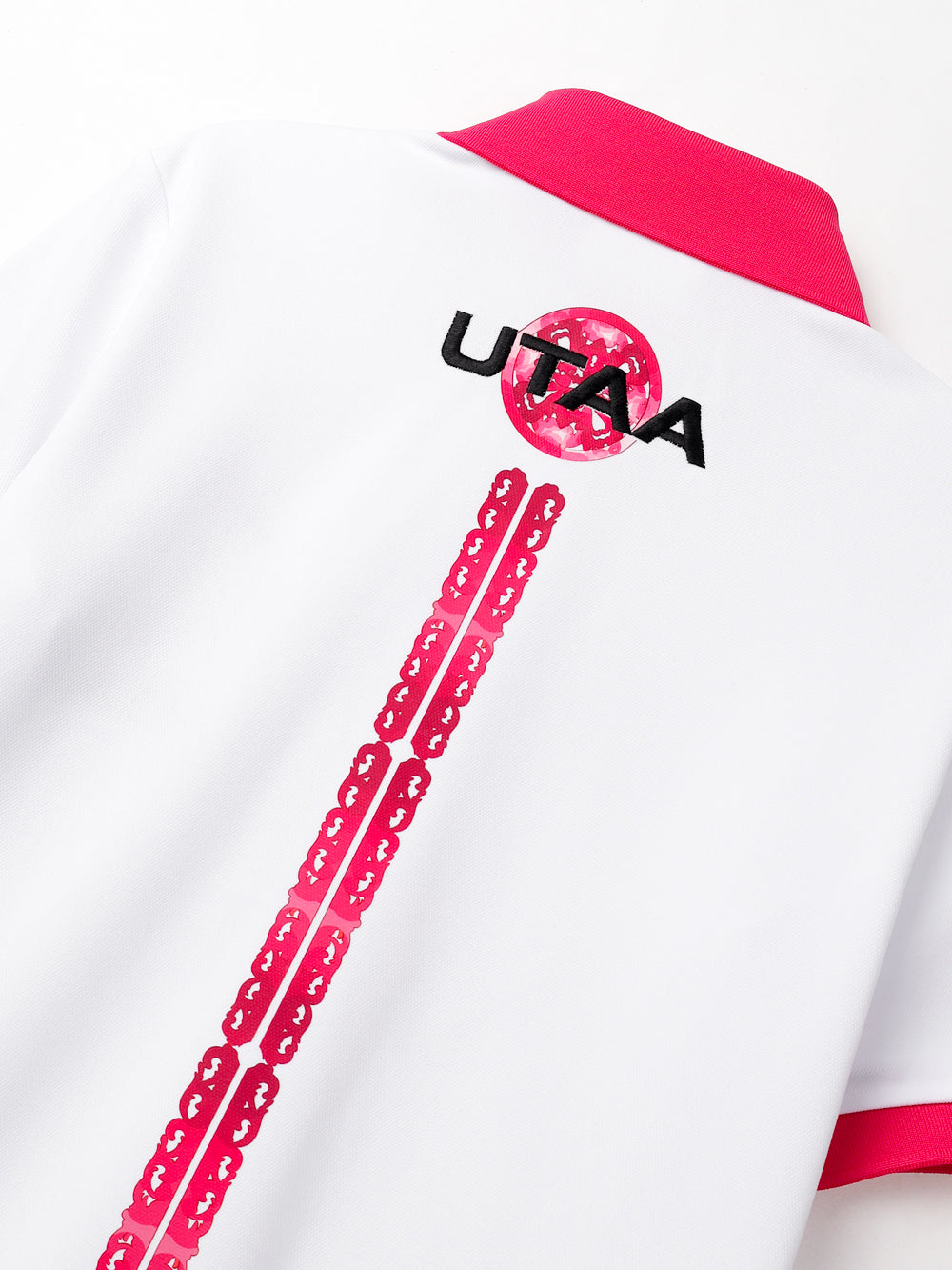 UTAA シークエンスバロックグラフィックPKシャツ ピンク : Women's