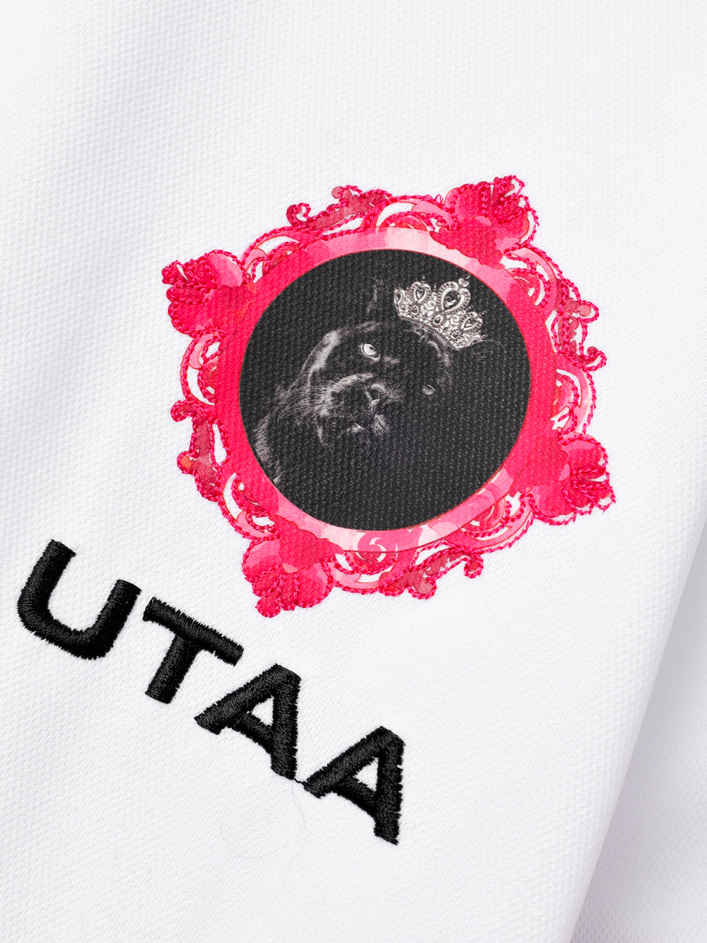 UTAA シークエンスバロックグラフィックPKシャツ ピンク : Women's