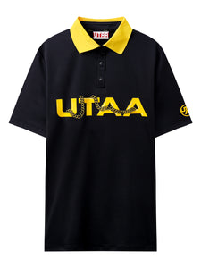 UTAA ヘリックストリングPKシャツ ブラック : Men's