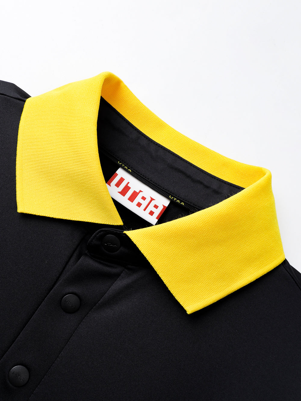 UTAA ヘリックストリングPKシャツ ブラック : Men's