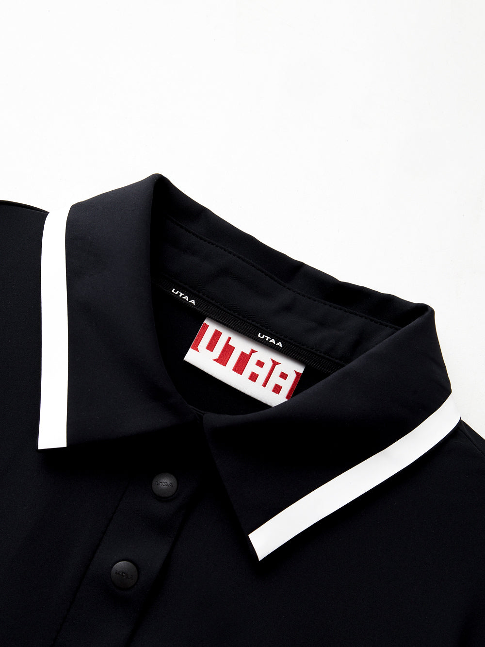 UTAA デイブレイクラインPKシャツ ブラック : Men's