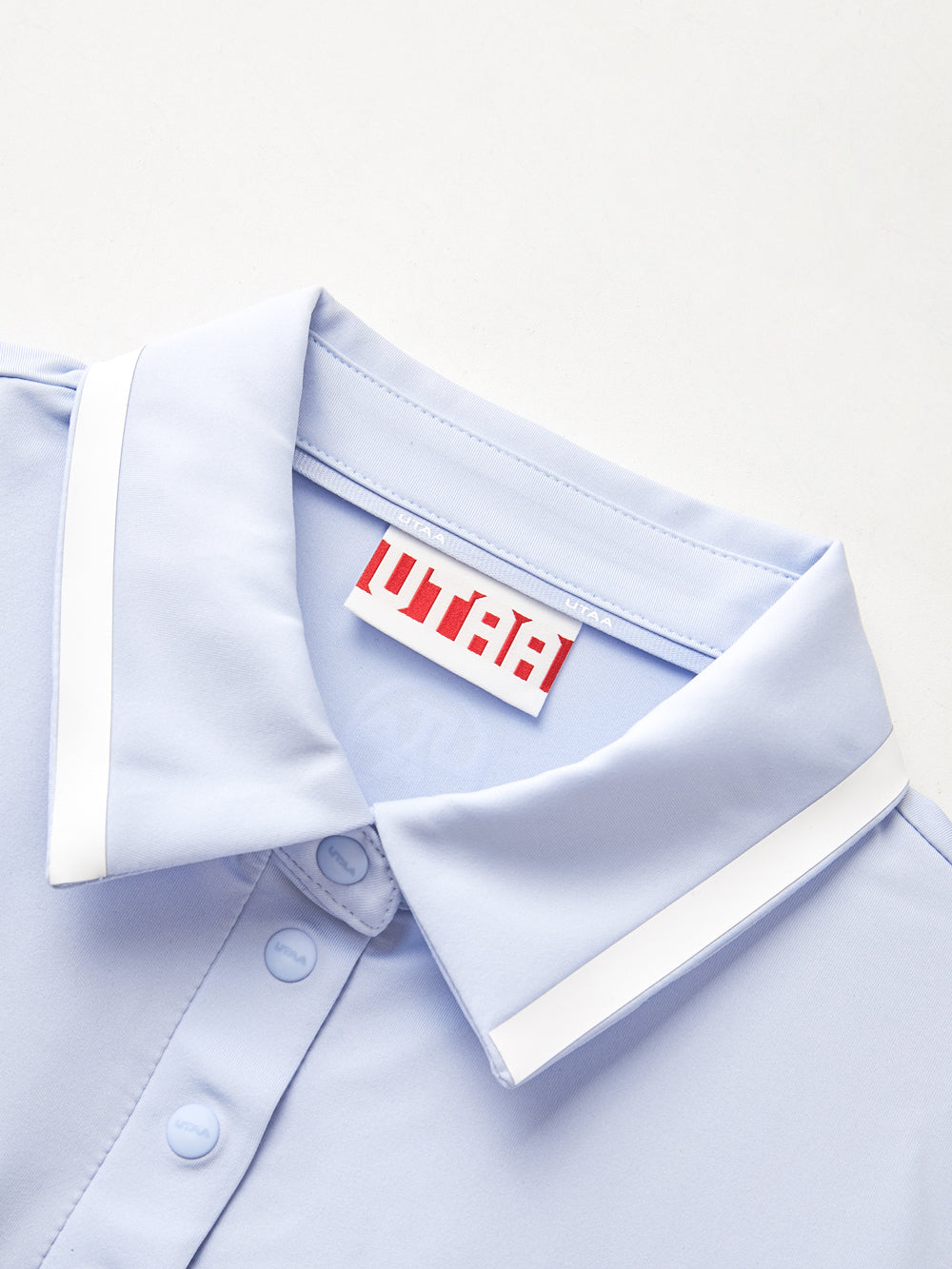 UTAA デイブレイクラインPKシャツ スカイブルー : Men's
