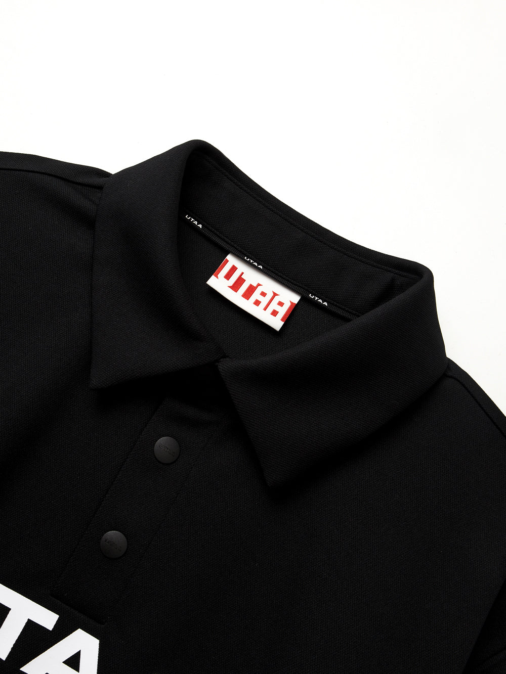UTAA ゴールデンクラウンリングパンサーステイトPKシャツ ブラック : Men's