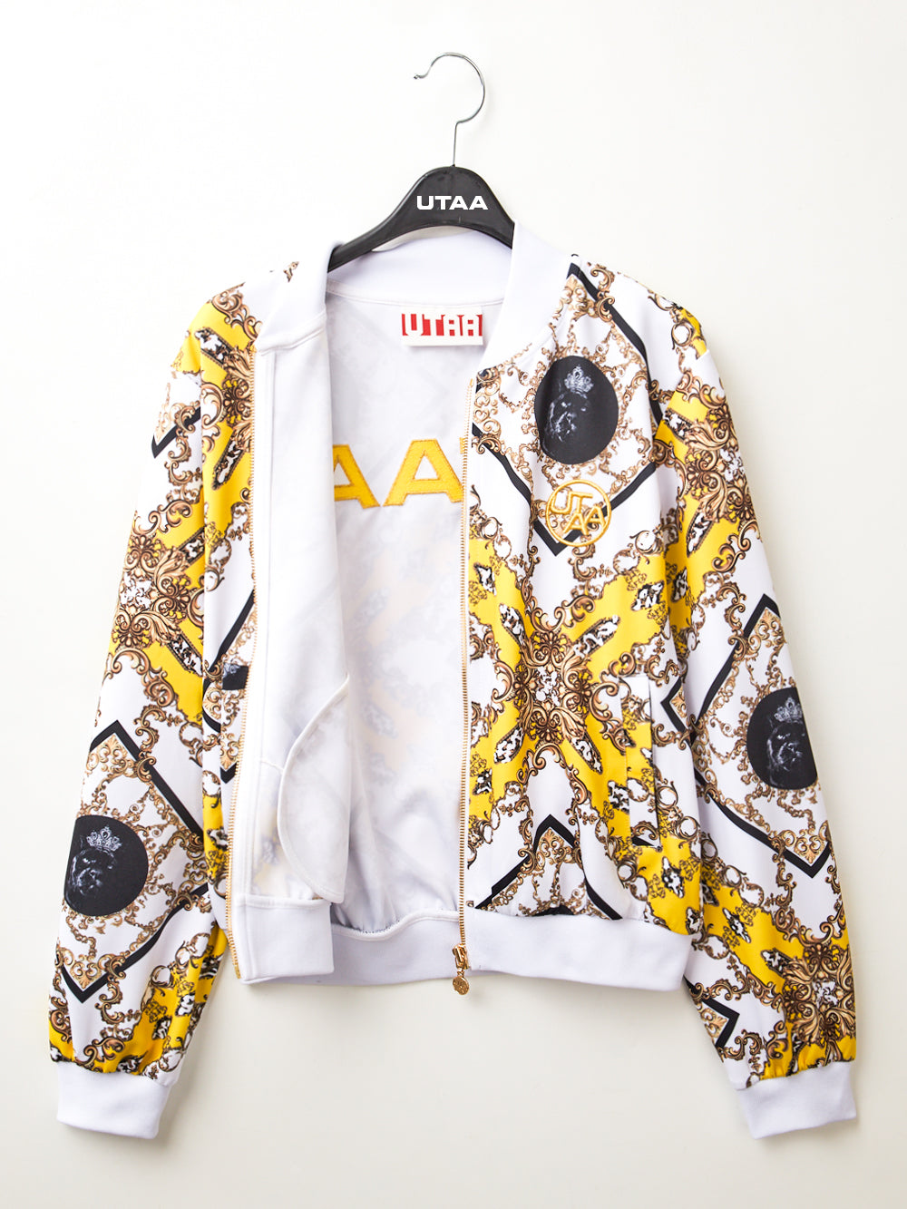 UTAA APEXチェーンバロックブルゾンジャンパー (女性用) イエロー