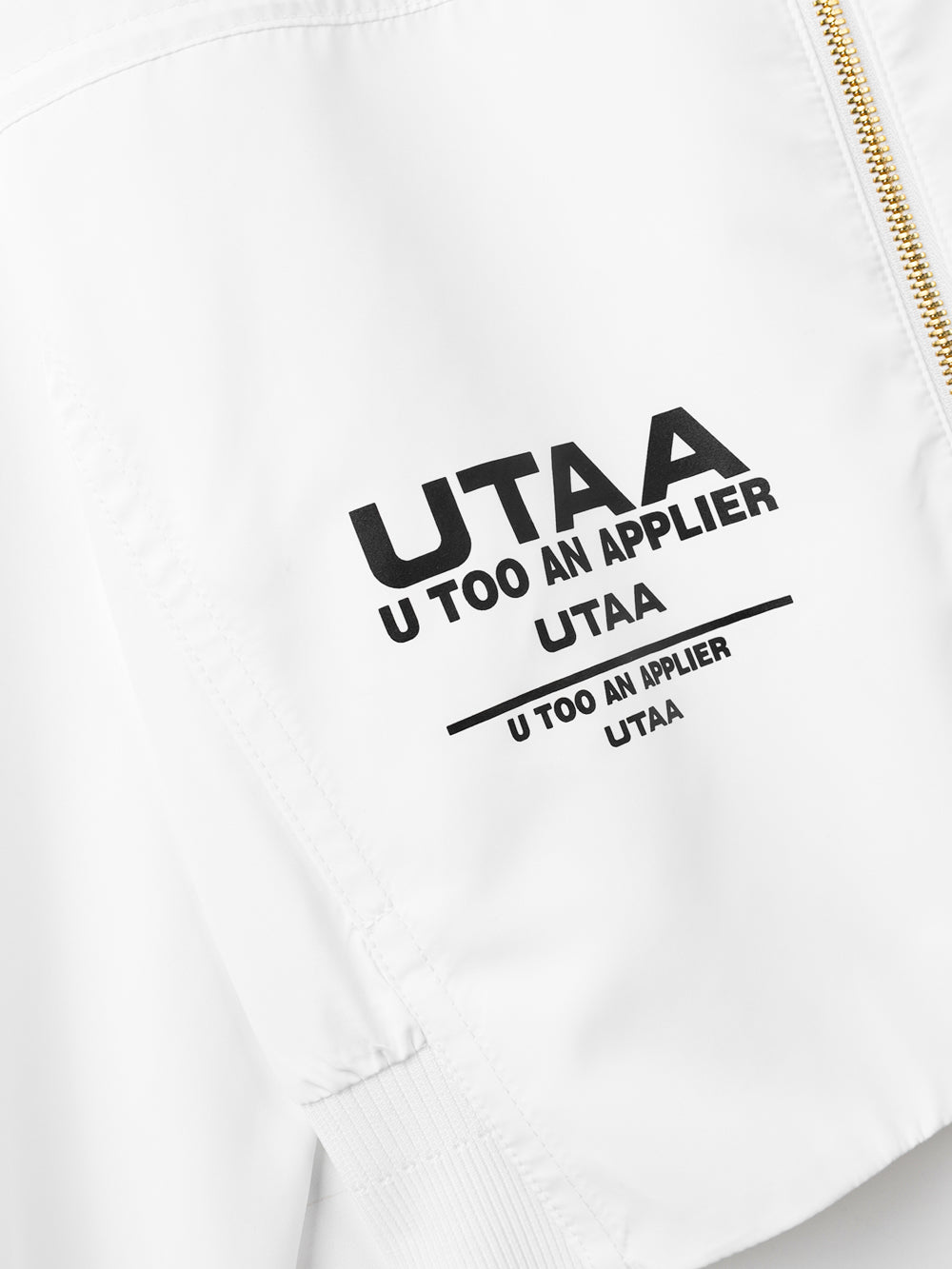 UTAA ゴールデンクラウンリングパンサーウィンドブレーカー (男性用) ホワイト