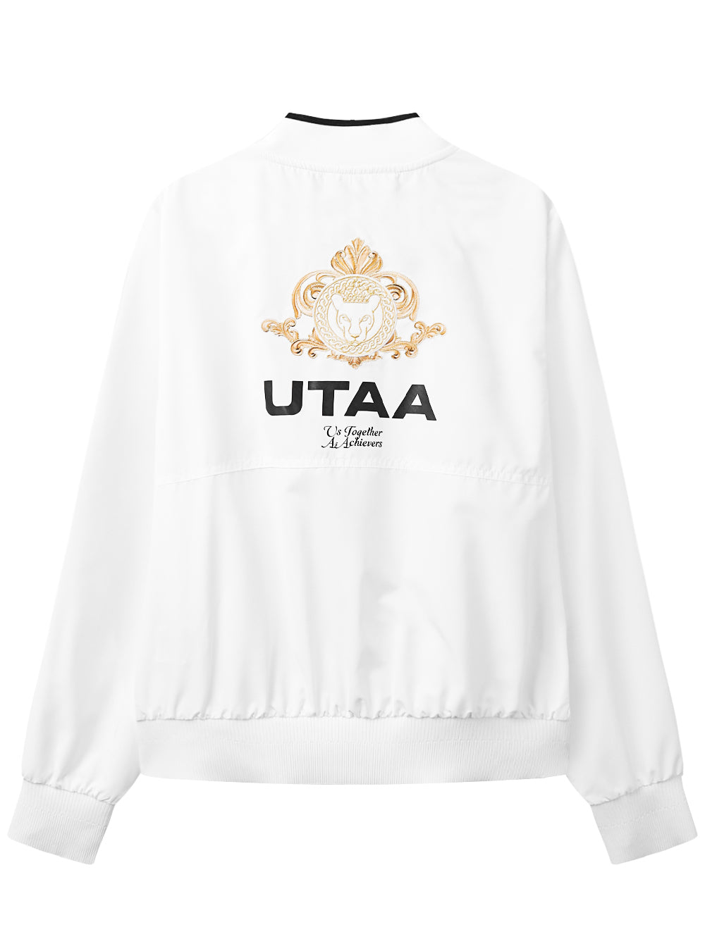 UTAA ゴールデンクラウンリングパンサーウィンドブレーカー (男性用) ホワイト