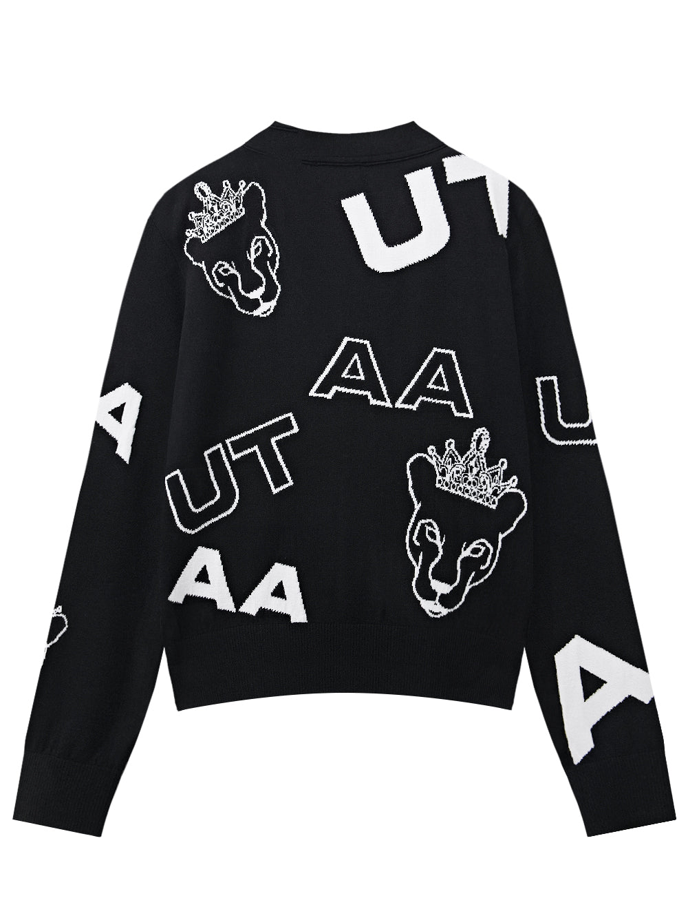UTAA パンサーロゴミックスSplashニットカーディガン : Women's