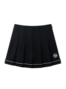 ユタ タッセルレースプリーツスカート