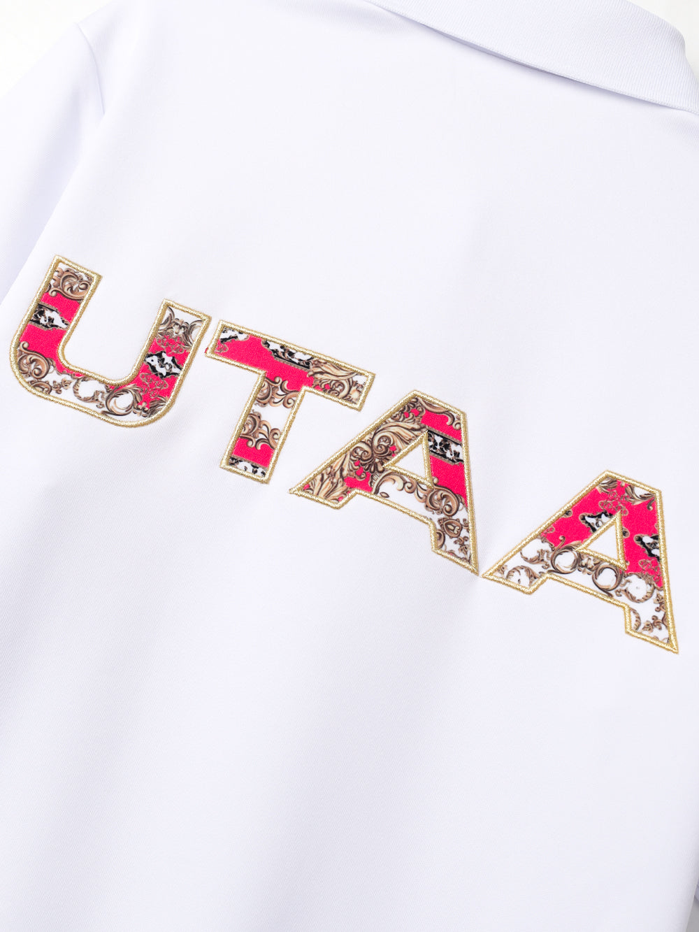 UTAA APEX チェーンバロックフロンティアタイPKシャツ ピンク : Women's