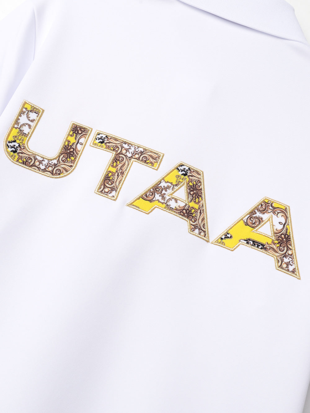 UTAA APEX チェーンバロックフロンティアタイPKシャツ イエロー : Women's