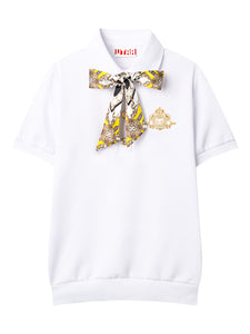 UTAA APEX チェーンバロックフロンティアタイPKシャツ イエロー : Women's