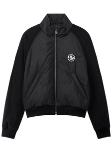 UTAA Raglanニットスリーブミックスダウンジャンパー ブラック : Women's