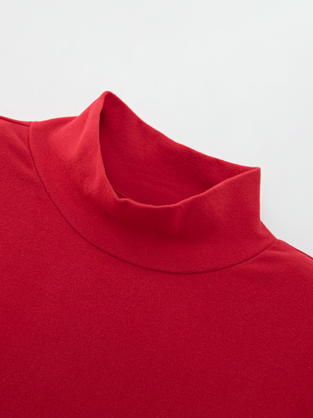 UTAA スライドバルクロゴタートルネックスリーブ レッド : Women's