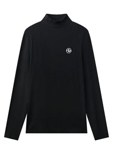 UTAA シンボルダストタートルネックスリーブ ブラック : Women's