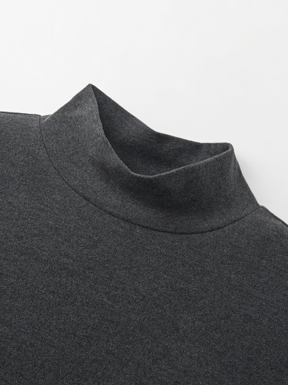 UTAA シンボルダストタートルネックスリーブ メランジグレー : Women's
