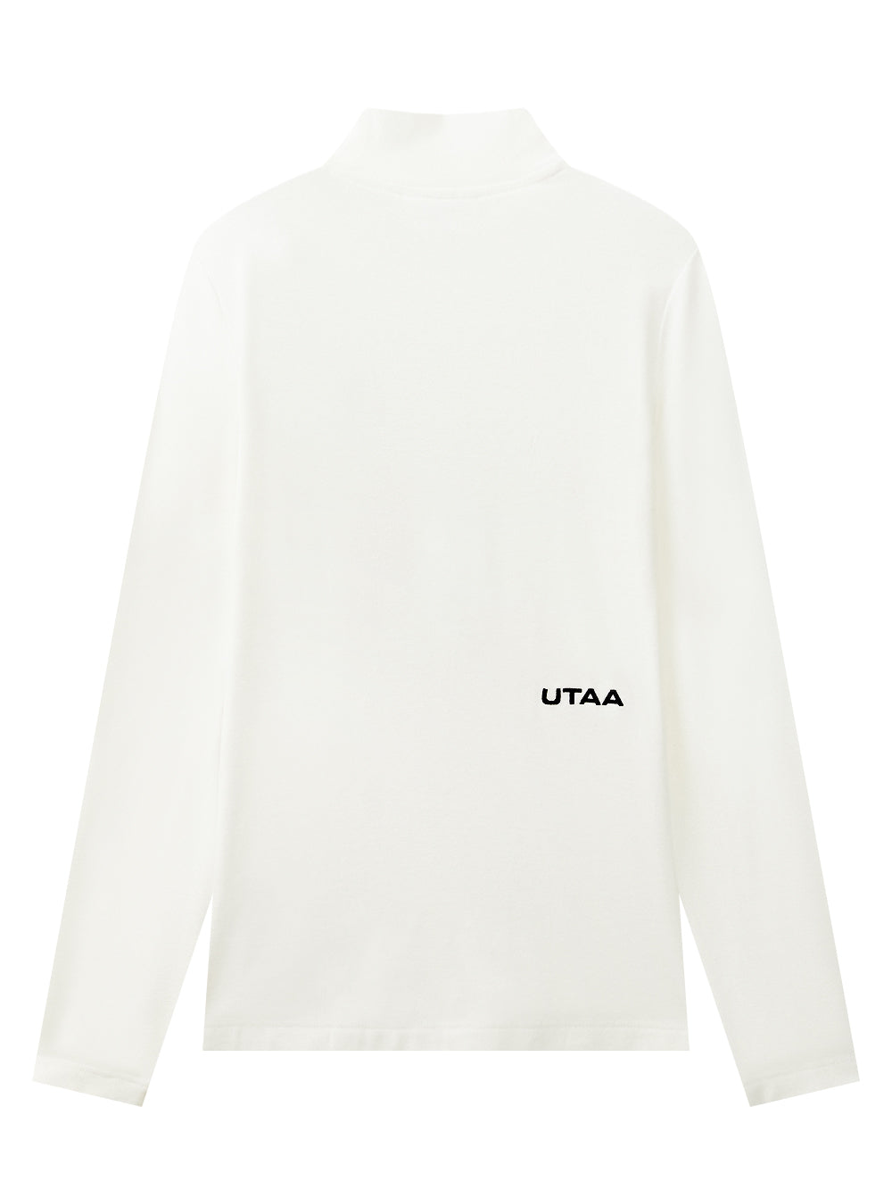 UTAA シンボルダストタートルネックスリーブ ホワイト : Women's