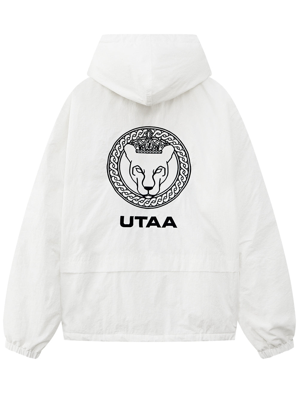 UTAA リングパンサーパディングハーフウィンドブレーカー ホワイト : Women's