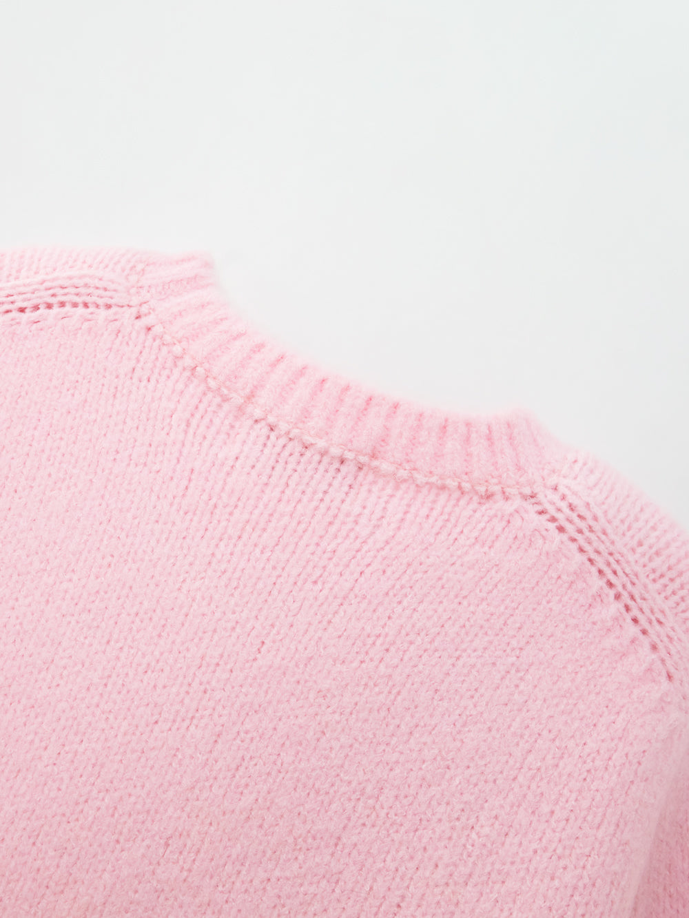 UTAA ネオンカラーポップパンサーニットプルオーバー ライトピンク : Women's