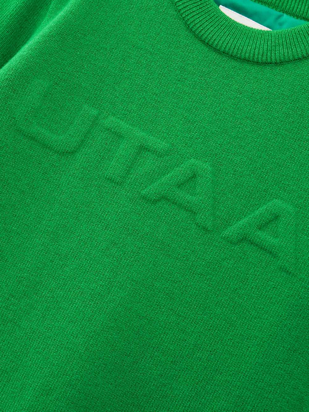 UTAA アイシングカラーエンボスニットプルオーバー (女性用) グリーン