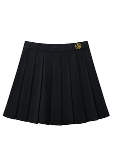 ユタ ギルトロゴアデルクラシックプリーツスカート
