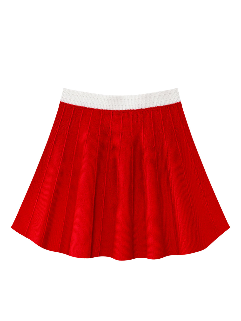 UTAA EgisStadiumニットフレアスカート レッド : Women's