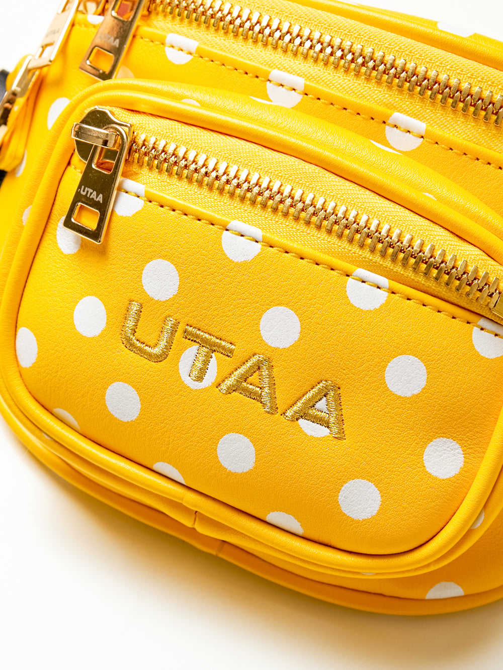 UTAA ドルチェクラシックドットベルトバッグ イエロー : Women's