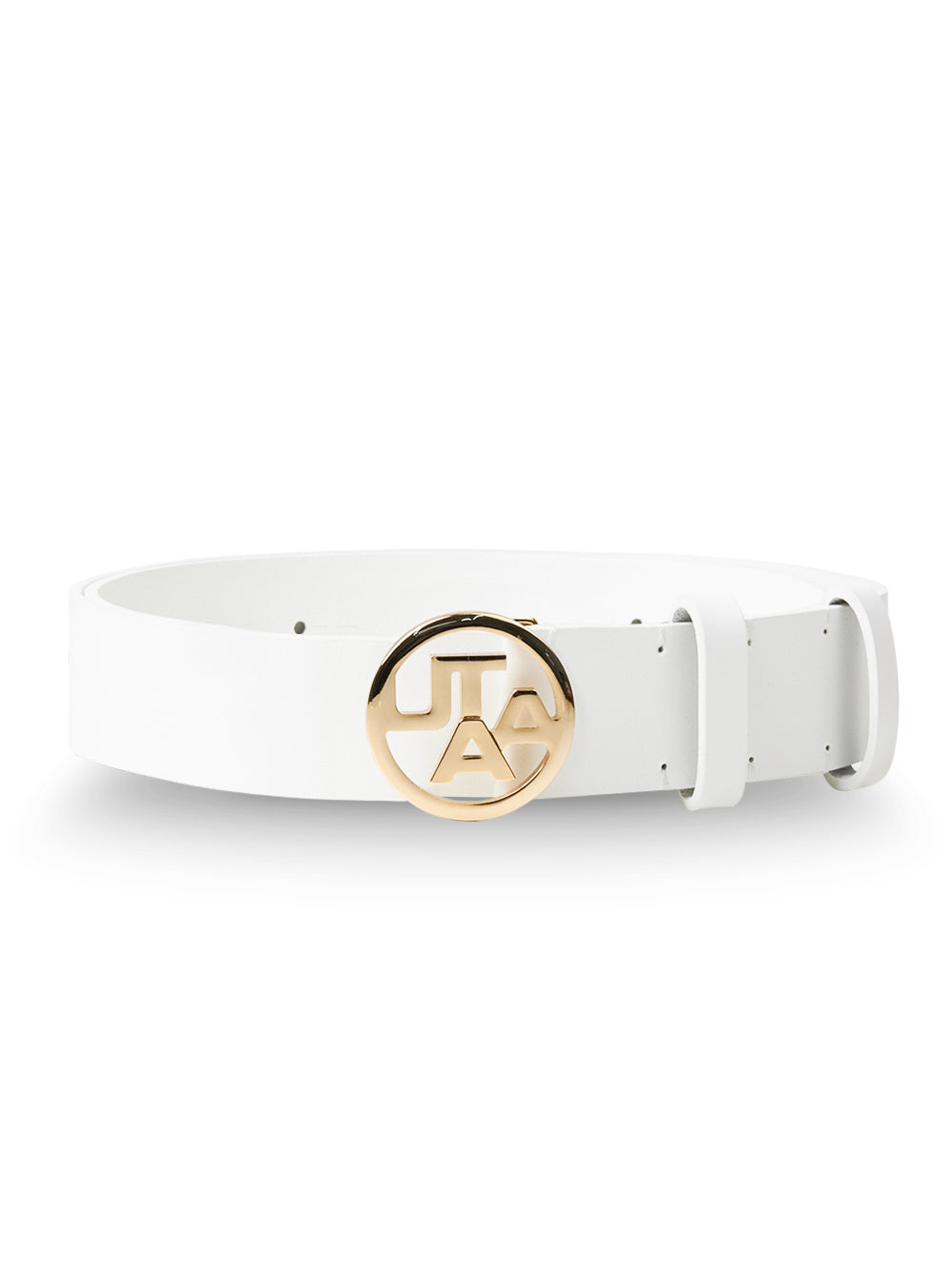 UTAA ギルトシンボルリングロゴベルト ホワイト : Women's
