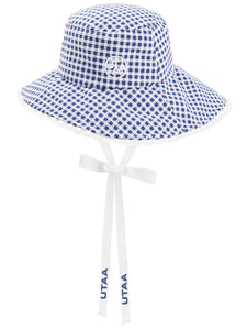 UTAA オーシャンチェックRuffleレースバケットハット : Women's