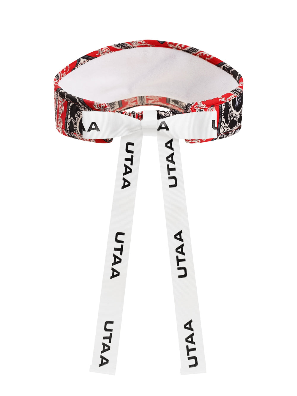 UTAA ギルトバッキンガムカラーサンバイザー レッド : Women's