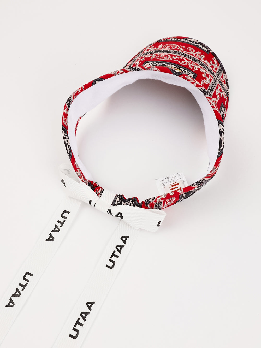 UTAA ギルトバッキンガムカラーサンバイザー レッド : Women's