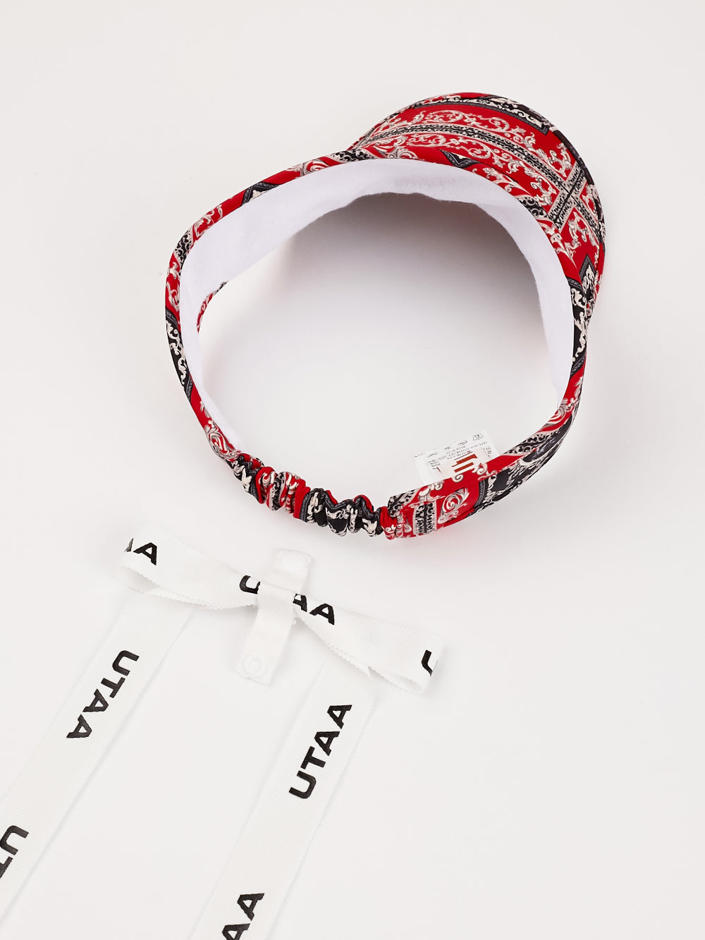 UTAA ギルトバッキンガムカラーサンバイザー レッド : Women's