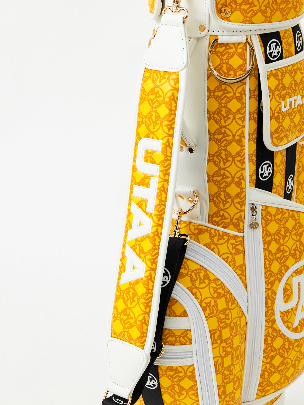 UTAA ユタ キャディバッグ レディース キャスター付き 5分割 UTAA ChainmailNeonキャディバッグ イエロー : Women's｜UTAA JAPAN