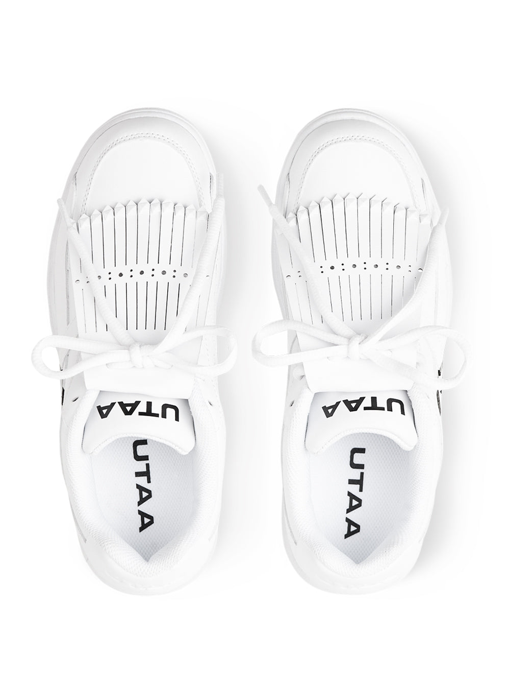 UTAA モノCircleダービーキルティGolfスニーカー : Women's