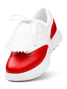 UTAA アイコニックカラーダービーキルティGolfスニーカー : Women's