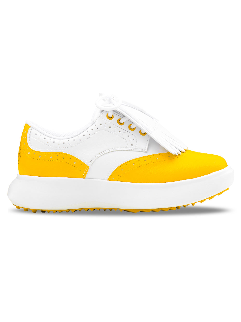 UTAA アイコニックカラーダービーキルティGolfスニーカー : Women's