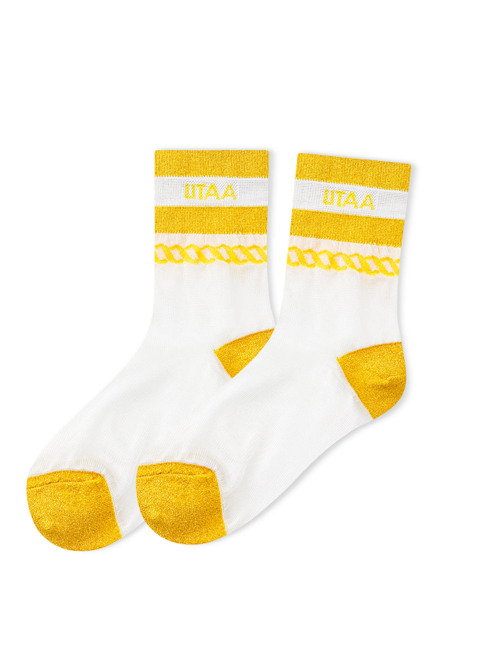 UTAA ScudoGlintロゴメッシュソックス : Women's