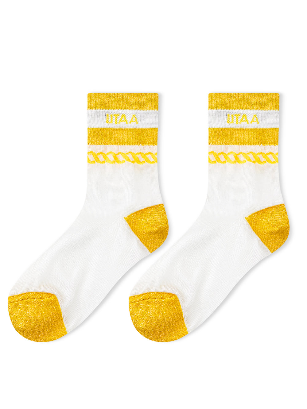UTAA ScudoGlintロゴメッシュソックス : Women's