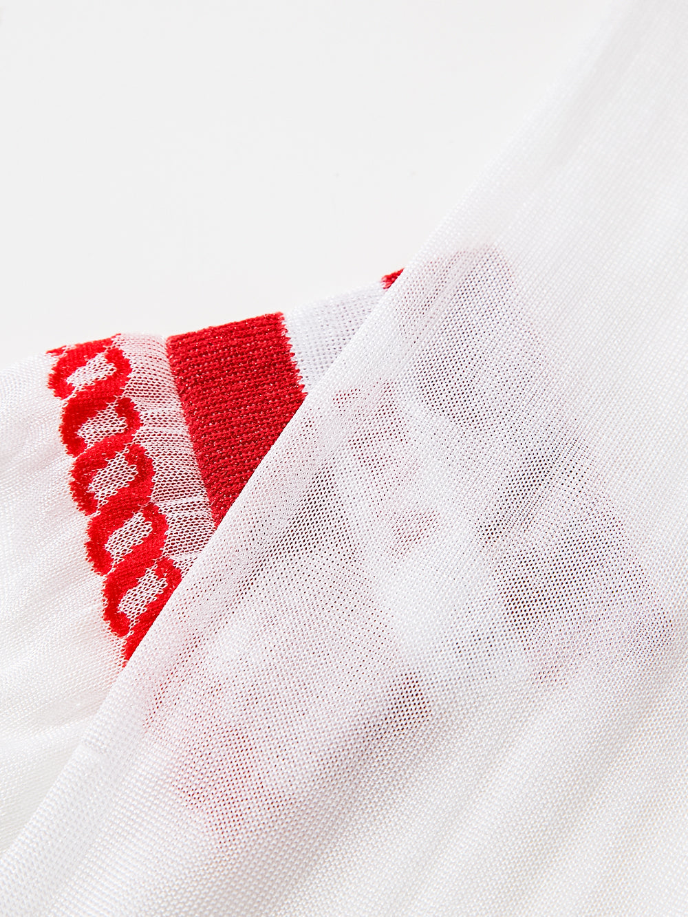 UTAA ScudoGlintロゴメッシュソックス レッド : Women's