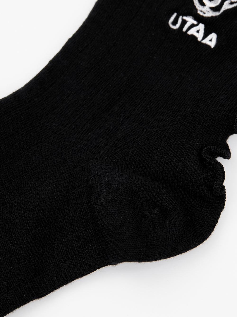 UTAA パンサーRuffleレースソックス ブラック : Women's