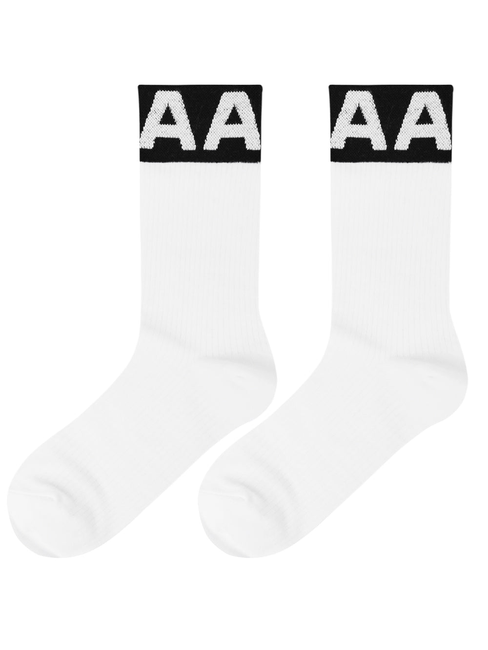 UTAA Essentialボールドロゴソックス ホワイト : Men's