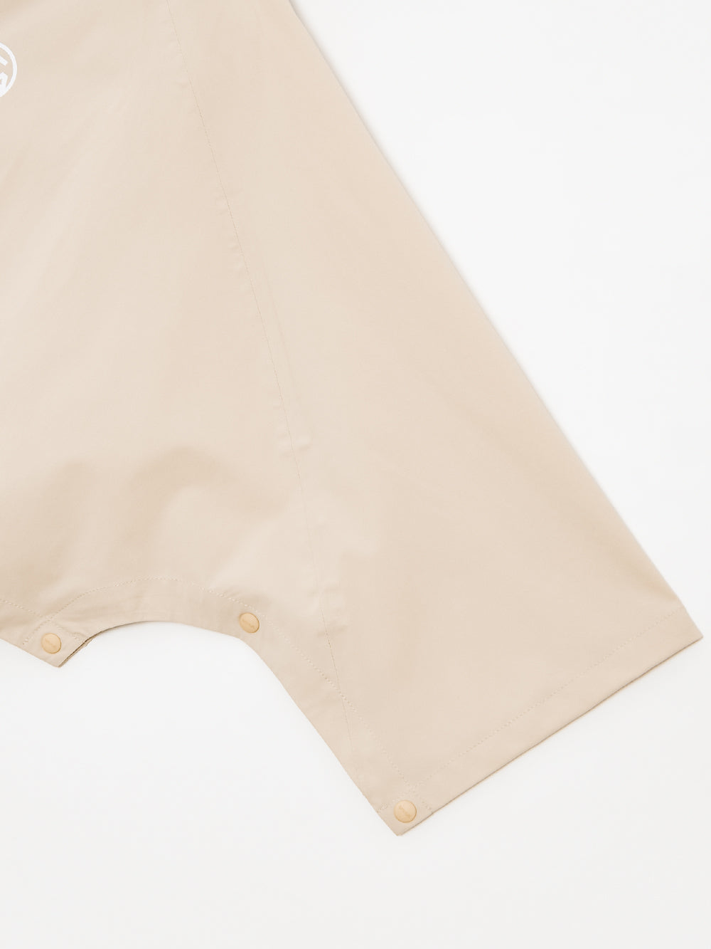 UTAA ボールドロゴHoodiePonchoRaincoat ベージュ : Women's